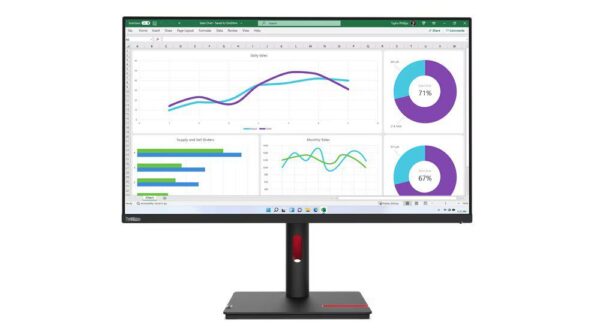 Monitor Lenovo ThinkVision T32h-30 31.5" IPS, QHD (2560x1440) - 63D3GAT1EU