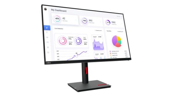 Monitor Lenovo ThinkVision T32p-30 31.5" IPS, UHD (3840x2160) - 63D2GAT1EU