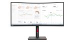 Monitor Lenovo ThinkVision T34w-30, 34" (3440x1440) WLED - 63D4GAT1EU