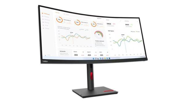 Monitor Lenovo ThinkVision T34w-30, 34" (3440x1440) WLED - 63D4GAT1EU