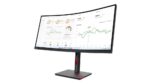 Monitor Lenovo ThinkVision T34w-30, 34" (3440x1440) WLED - 63D4GAT1EU