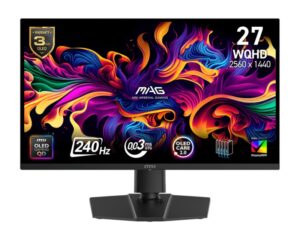 Monitor MSI 26.5" MAG 273QP QD-OLED X24, Diagonal (inch): 26.5