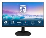 Monitor LED PHILIPS 243V7QDSB, 23.8", FHD IPS, 5ms, 60Hz, negru - 243V7QDSB/00