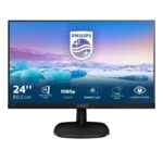 Monitor LED PHILIPS 243V7QJABF/00, 23.8", FHD IPS, 5ms, 60Hz, negru