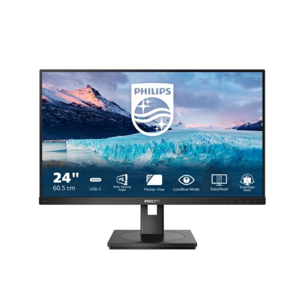 Monitor Philips 23.8", IPS, FHD 1920x1080, 100Hz, 4ms FlickerFree - 243S1/00