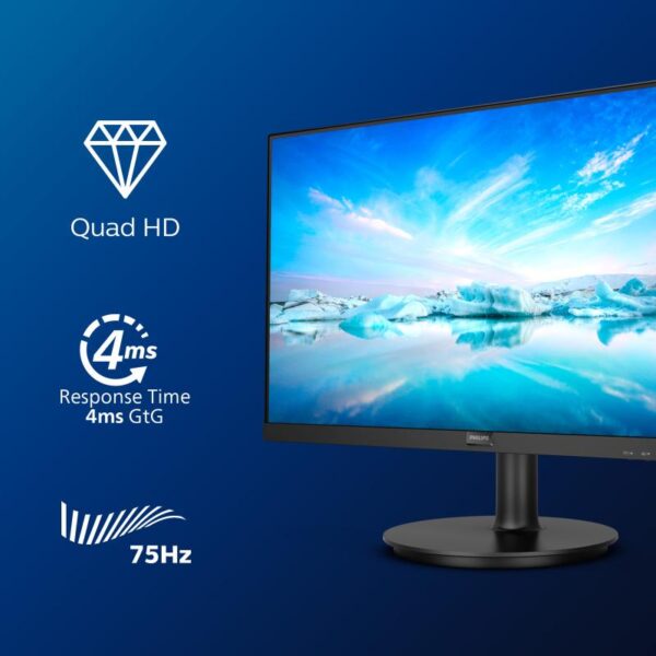 MONITOR Philips 275V8LA 27", Panel Type: VA, Backlight: WLED - 275V8LA/00