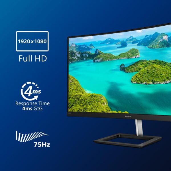 Monitor 31.5" PHILIPS 322E1C, curbat 1800R, FHD 1920*1080 - 322E1C/00