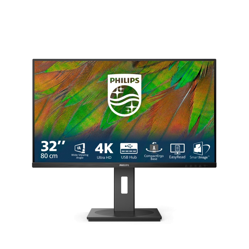 Monitor Philips 31.5" 32B1N3800/00, Diagonal (inch): 31.5-01 Monitor Philips 31.5" 32B1N3800/00, Diagonal (inch): 31.5 - imagine 1