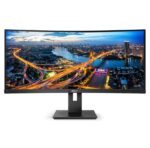 Monitor LED PHILIPS 345B1C, 34", UWQHD IPS, 5ms, 100Hz, negru - 345B1C/00