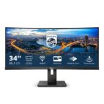 Monitor LED PHILIPS 345B1C, 34", UWQHD IPS, 5ms, 100Hz, negru - 345B1C/00