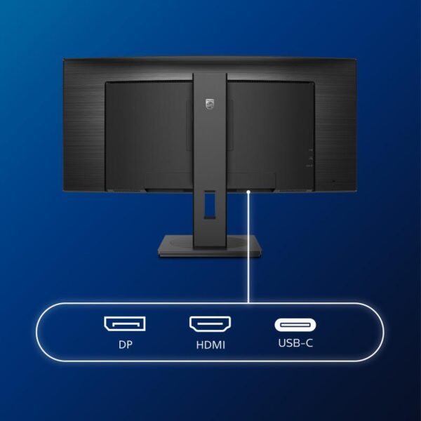 Monitor 34" PHILIPS 346B1C, VA, WLED, UWQHD 3440x1440 - 346B1C/00