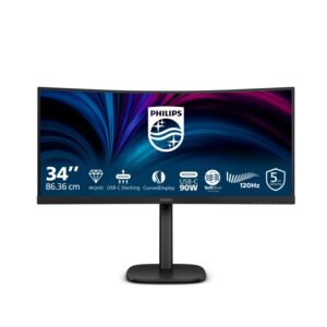 Monitor Philips 34" 34B2U3600C/00, Curvature: 1500R