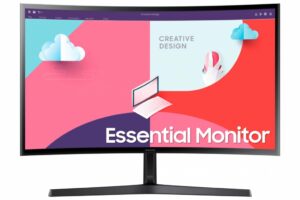 MONITOR SAMSUNG LS24C366EAUXEN 24", Curvature: 1800R, Panel Type: VA