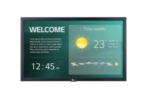 Monitor Signage LG, 22", 250nit, 18/7, FHD, panel IPS, E-LED, 12ms - 22SM3G-B