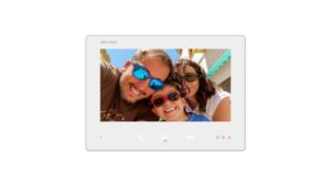 Monitor video interfon color Hikvision DS-KH7300EY-TE2/WH