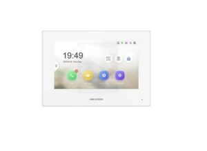 Monitor videointerfon Hikvision DS-KH6320Y-WTE2/WH, 2 fire