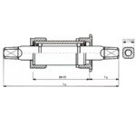 Monobloc fat bike 120mm/179.5mm M-Wave - 000000000000359438