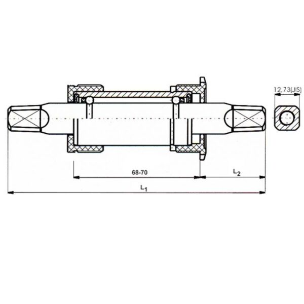 Monobloc fat bike 120mm/179.5mm M-Wave - 000000000000359438