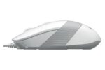 Mouse A4tech FM10, cu fir, alb - FM10 WHITE