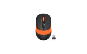 Mouse A4tech, gaming, wireless, optic, 2000 dpi, negru / portocaliu - FG10 ORANGE