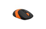 Mouse A4tech, gaming, wireless, optic, 2000 dpi, negru / portocaliu - FG10 ORANGE