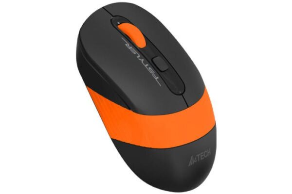 Mouse A4tech, gaming, wireless, optic, 2000 dpi, negru / portocaliu - FG10 ORANGE