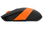 Mouse A4tech, gaming, wireless, optic, 2000 dpi, negru / portocaliu - FG10 ORANGE