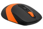 Mouse A4tech, gaming, wireless, optic, 2000 dpi, negru / portocaliu - FG10 ORANGE