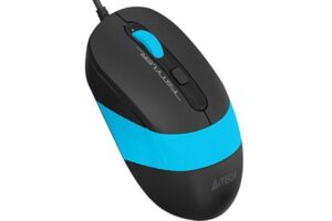 Mouse A4tech, PC sau NB, cu fir, USB, optic, 1600 dpi - FM10 BLUE