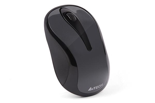 Mouse A4tech, wireless, 1000 dpi, butoane/scroll 3/1, gri - G3-280A-GG