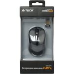 Mouse A4tech, wireless, 1000 dpi, butoane/scroll 3/1, gri - G3-280A-GG