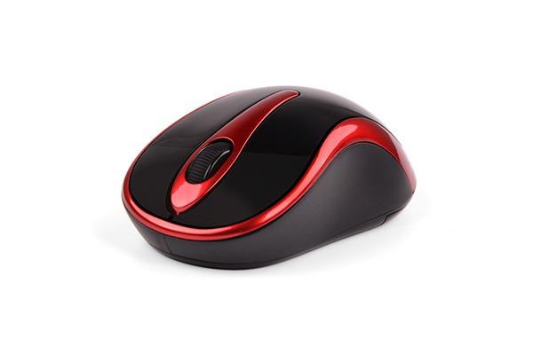 Mouse A4tech, wireless, 1000 dpi, butoane/scroll 3/1, negru/rosu - G3-280N-BR