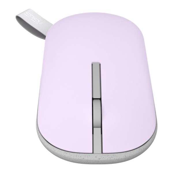 Mouse Asus MD100, wireless, purple - 90XB07A0-BMU010