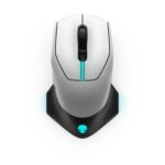 Mouse Dell Alienware Gaming AW610M, wireless, Lunar Light - 545-BBCN