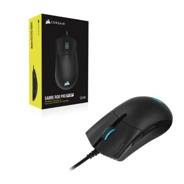 Mouse Gaming Corsair Sabre RGB Pro Champion Series, wired, negru - CH-9303111-EU