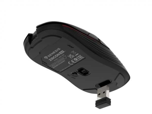 Mouse gaming wireless Gensesis Zircon 330, interfata USB - NMG-1321