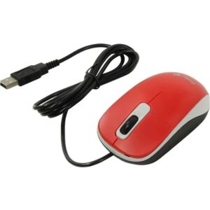 Mouse Genius cu fir, optic, DX110, 1200dpi, rosu, plug and play, USB - G-31010116104
