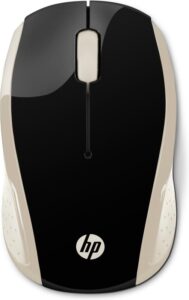 Mouse HP Wireless 200 Silk, negru - 2HU83AA