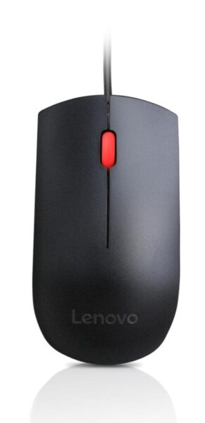 Mouse Lenovo Optical Wheel Mouse, 1600 DPI, Wired, Black - 4Y50R20863