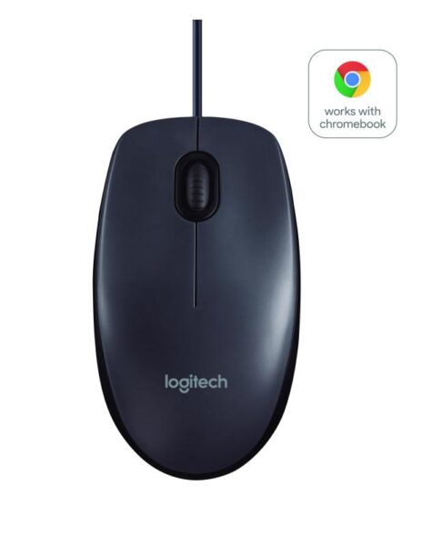 Mouse Logitech B100, Usb, Black, 910-003357