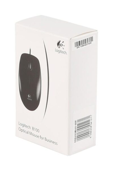 Mouse Logitech B100, Usb, Black, 910-003357