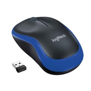 Mouse Logitech M185 Wireless, 1000 DPI, albastru - 910-002239