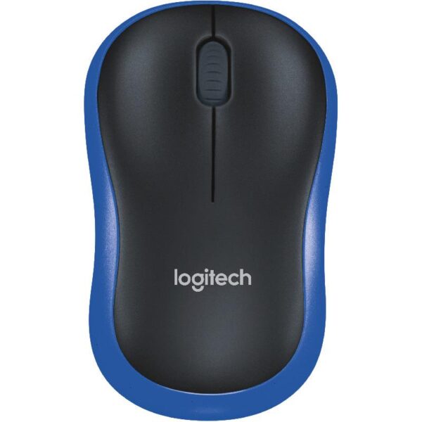 Mouse Logitech M185 Wireless, 1000 DPI, albastru - 910-002239