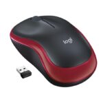 Mouse Logitech M185 Wireless, 1000 DPI, rosu - 910-002240