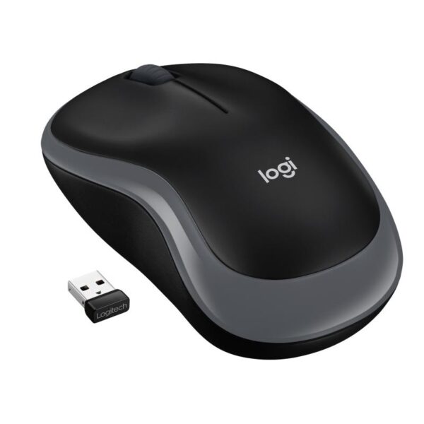 Mouse Logitech M185 Wireless, rezolutie 1000 DPI, negru - 910-002238