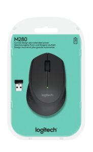 Mouse Logitech wireless M280, senzor optic, interfata nano-usbm rezolutie - 910-004287