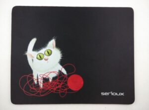 Mouse pad Serioux, model Cat and ball of yarn, MSP01 - SRXA-MSP01
