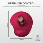 Mouse pad Trust BigFoot Mouse Pad, Small, red - TR-20429