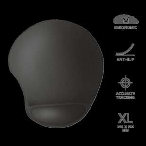 Mouse pad Trust Bigfoot XL, cu gel pad, negru - TR-23728