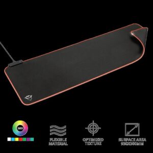 Mouse pad Trust GXT 764 Glide-Flex Flexible RGB, XXL, negru - TR-23395